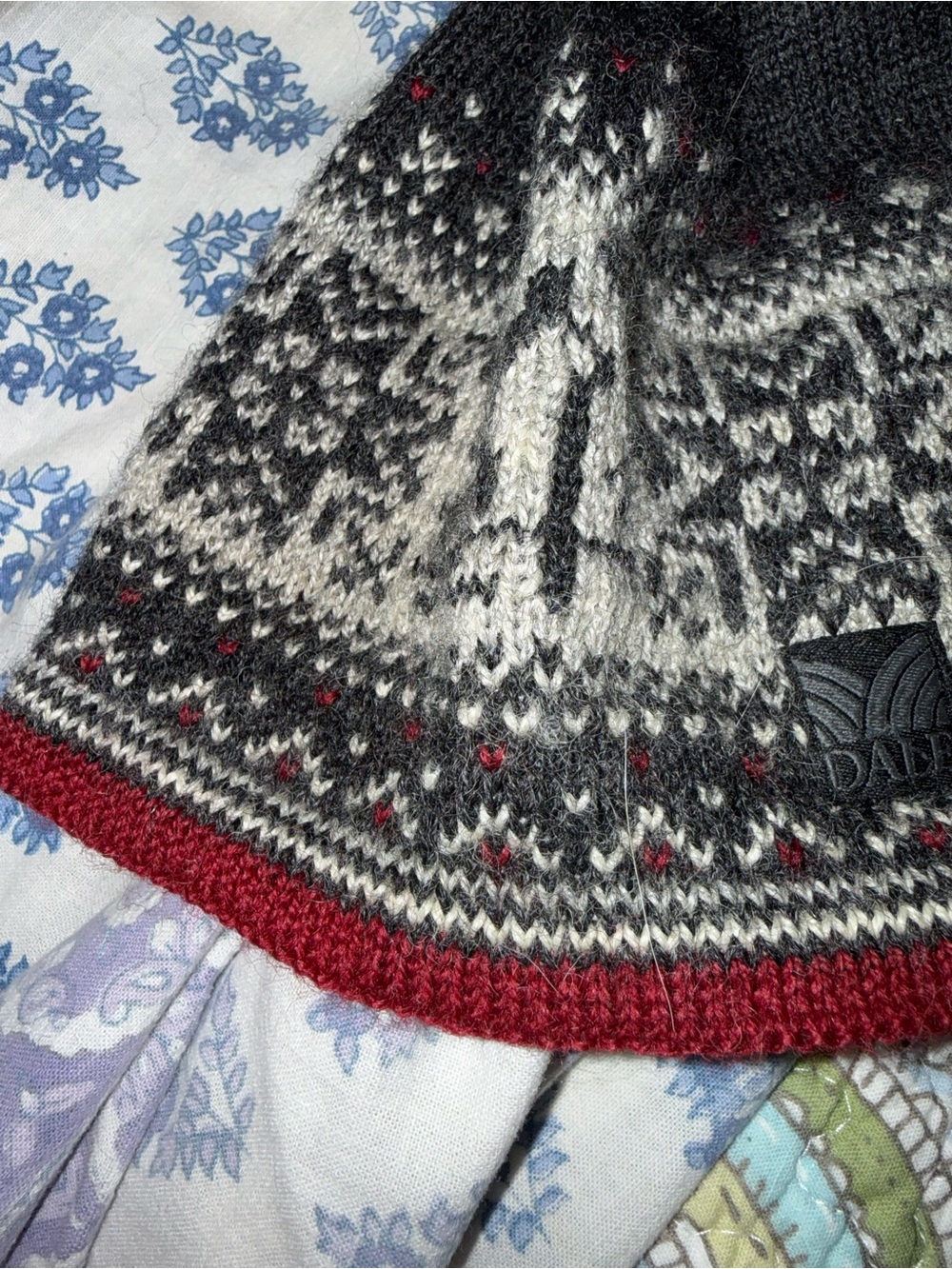 (2) Dale of Norway Fair Isle Wool Hats  -